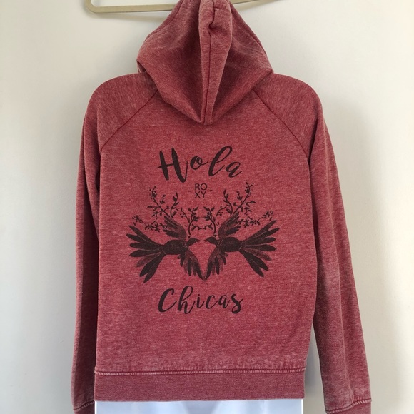 Roxy “Hola Chicas” Drop A Zip-Up Hoodie - Size XS - Picture 1 of 6